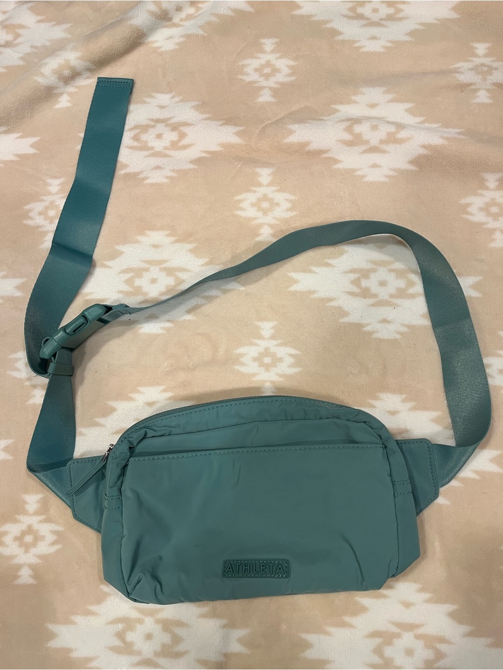 Athleta Teal Waist Pack with Adjustable Strap